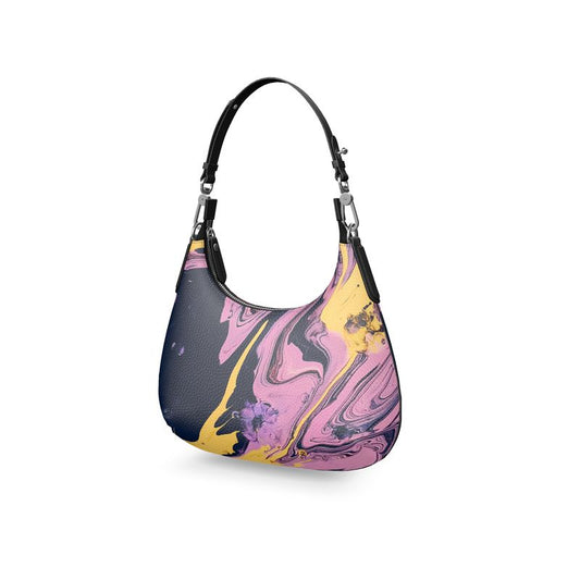 Leather Art deco Mini Lamont Custom Bag by LDM Fashion.