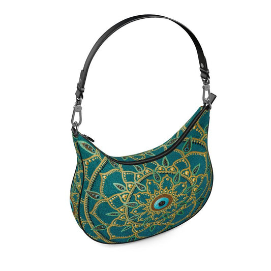 Lamont Custom Leather Hobo Shoulder Bag by LDM Fashion.